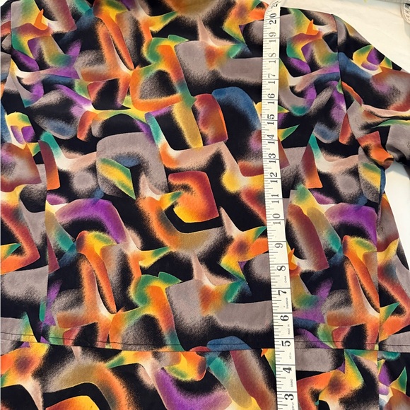 Vintage- Erin London Colorful Abstract Blazer - Picture 9 of 9